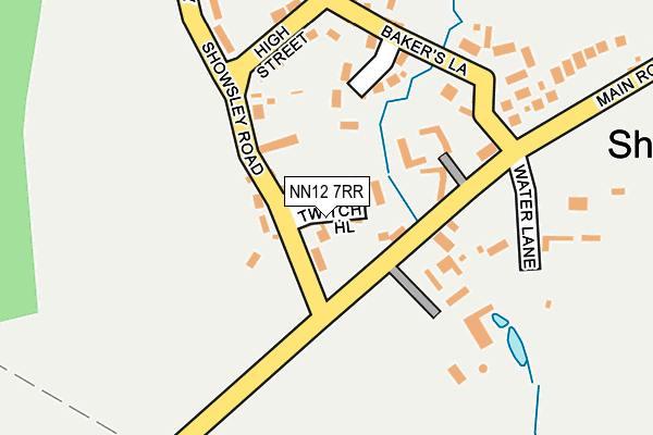 NN12 7RR map - OS OpenMap – Local (Ordnance Survey)