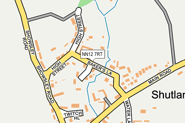 NN12 7RT map - OS OpenMap – Local (Ordnance Survey)