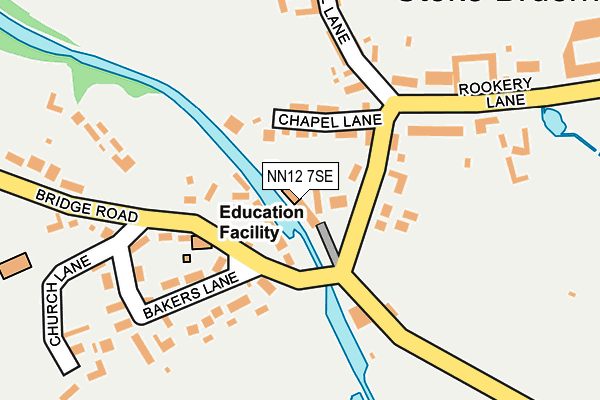 NN12 7SE map - OS OpenMap – Local (Ordnance Survey)