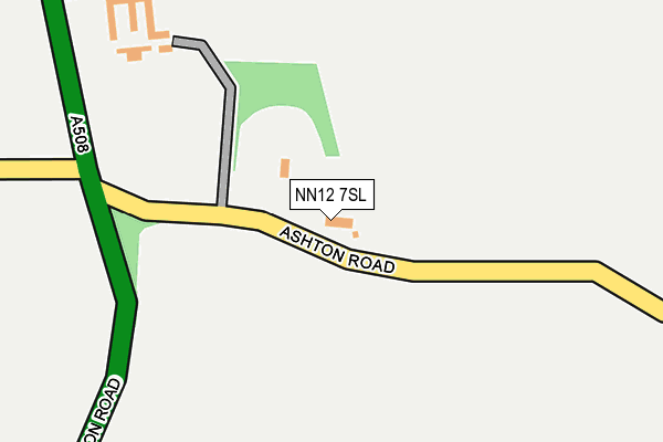 NN12 7SL map - OS OpenMap – Local (Ordnance Survey)