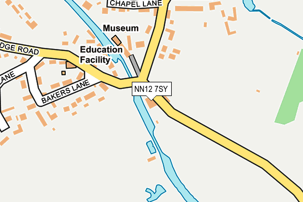 NN12 7SY map - OS OpenMap – Local (Ordnance Survey)
