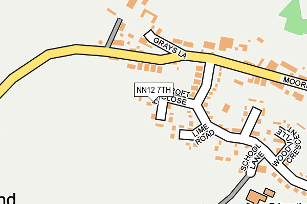 NN12 7TH map - OS OpenMap – Local (Ordnance Survey)