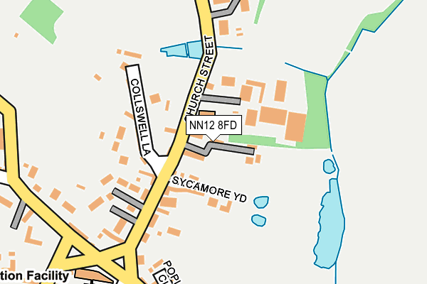 NN12 8FD map - OS OpenMap – Local (Ordnance Survey)