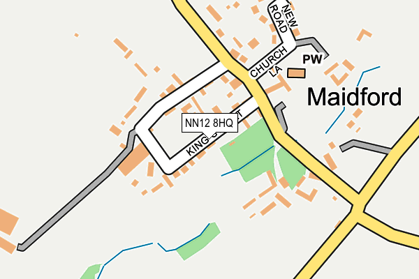 NN12 8HQ map - OS OpenMap – Local (Ordnance Survey)