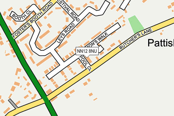Map of SWEET FABRICATIONS LTD at local scale