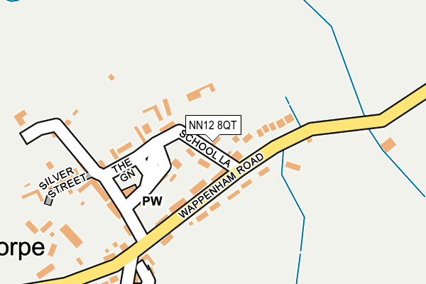 NN12 8QT map - OS OpenMap – Local (Ordnance Survey)
