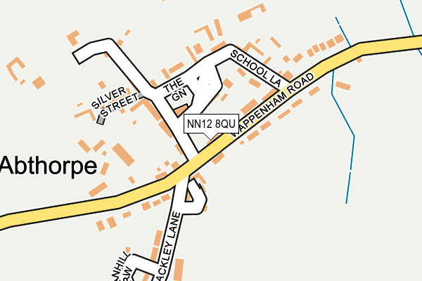 NN12 8QU map - OS OpenMap – Local (Ordnance Survey)