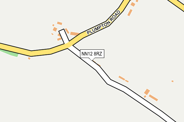 NN12 8RZ map - OS OpenMap – Local (Ordnance Survey)