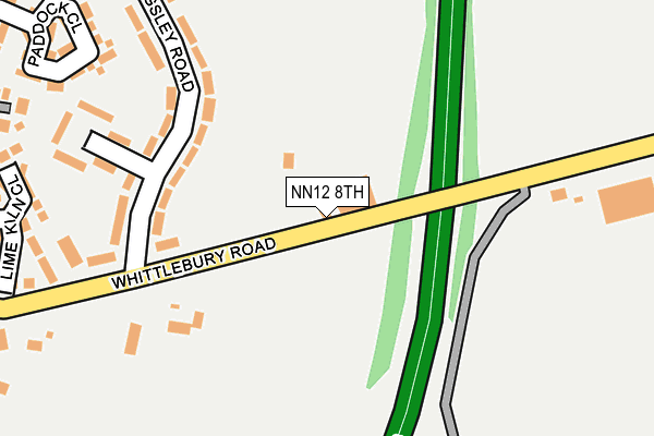 NN12 8TH map - OS OpenMap – Local (Ordnance Survey)