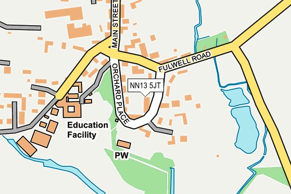 NN13 5JT map - OS OpenMap – Local (Ordnance Survey)