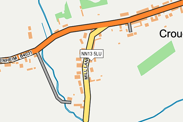 NN13 5LU map - OS OpenMap – Local (Ordnance Survey)