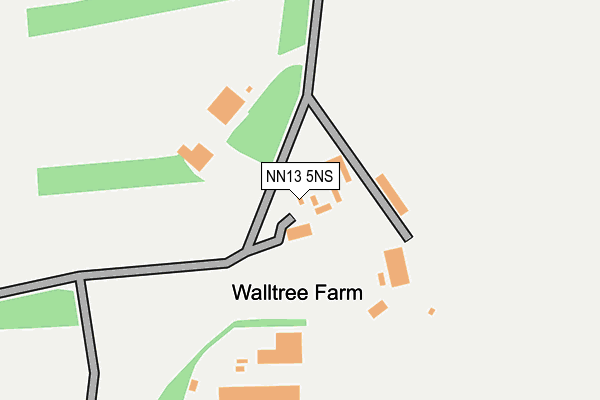 NN13 5NS map - OS OpenMap – Local (Ordnance Survey)