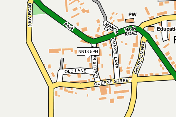 NN13 5PH map - OS OpenMap – Local (Ordnance Survey)
