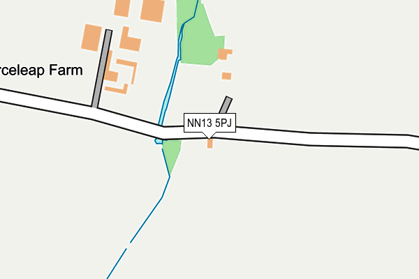 NN13 5PJ map - OS OpenMap – Local (Ordnance Survey)