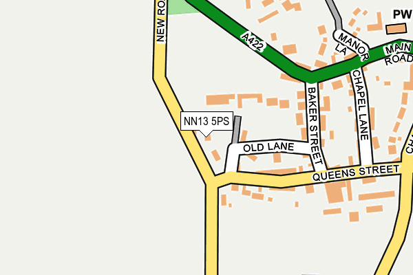 NN13 5PS map - OS OpenMap – Local (Ordnance Survey)