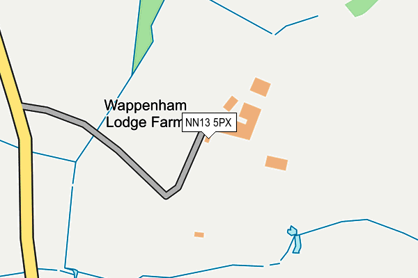 NN13 5PX map - OS OpenMap – Local (Ordnance Survey)