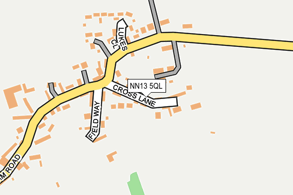 NN13 5QL map - OS OpenMap – Local (Ordnance Survey)