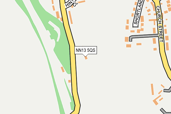 NN13 5QS map - OS OpenMap – Local (Ordnance Survey)