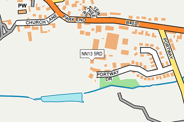 NN13 5RD map - OS OpenMap – Local (Ordnance Survey)