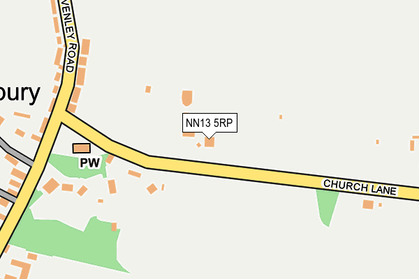 NN13 5RP map - OS OpenMap – Local (Ordnance Survey)