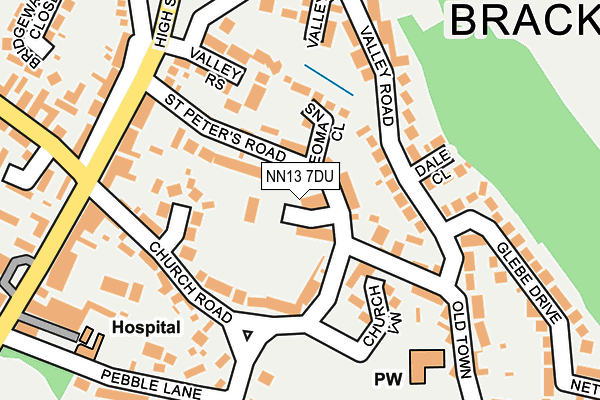 NN13 7DU map - OS OpenMap – Local (Ordnance Survey)