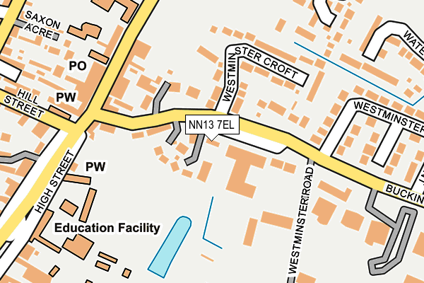 NN13 7EL map - OS OpenMap – Local (Ordnance Survey)