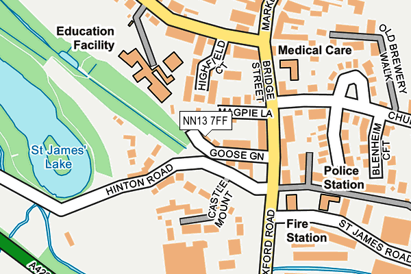 NN13 7FF map - OS OpenMap – Local (Ordnance Survey)