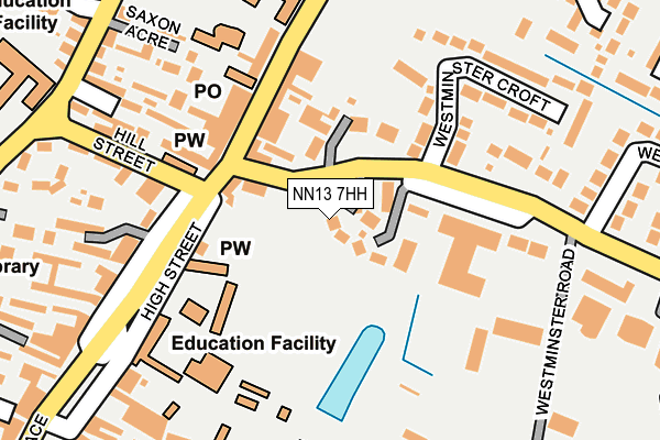 NN13 7HH map - OS OpenMap – Local (Ordnance Survey)