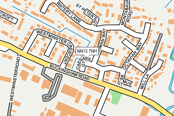 NN13 7NH map - OS OpenMap – Local (Ordnance Survey)
