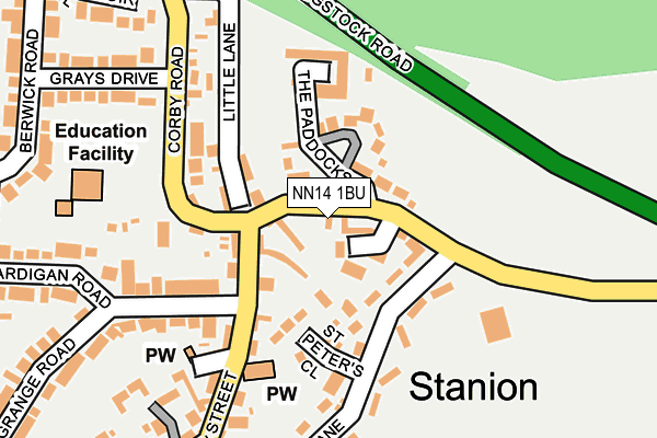 Map of MARSDONS INNS LIMITED at local scale