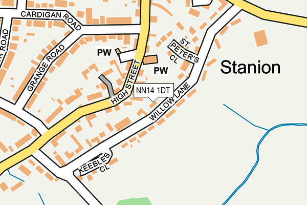Map of DANIEL C TILING LIMITED at local scale