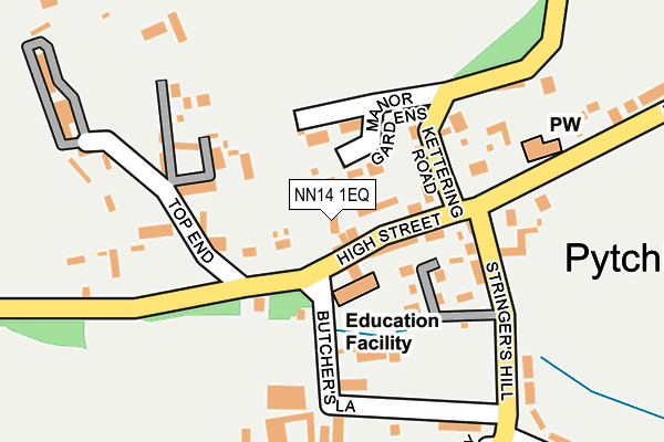 NN14 1EQ map - OS OpenMap – Local (Ordnance Survey)
