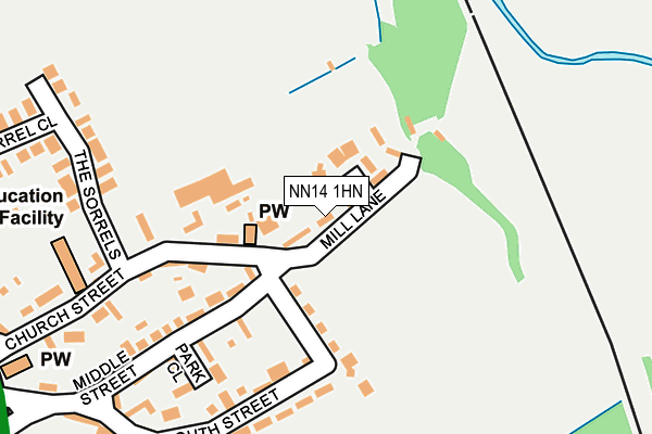 Map of G K ASSOCIATES (NORTHAMPTON) LIMITED at local scale