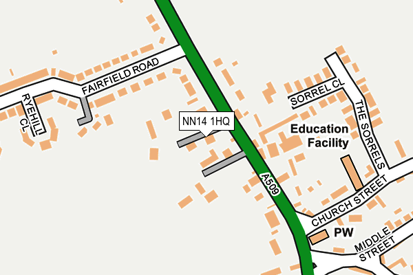 Map of RECTORY CONSTRUCTION AND MANAGEMENT LIMITED at local scale
