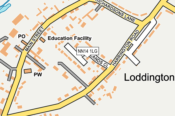 Map of BEN RAFTERY LIMITED at local scale