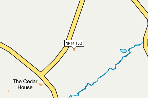 NN14 1LQ map - OS OpenMap – Local (Ordnance Survey)