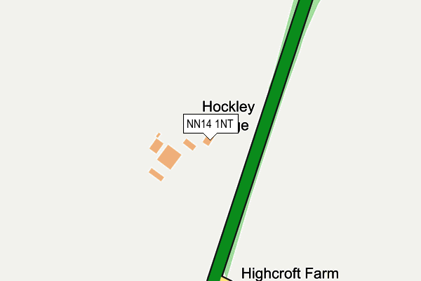 NN14 1NT map - OS OpenMap – Local (Ordnance Survey)