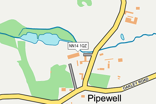 NN14 1QZ map - OS OpenMap – Local (Ordnance Survey)