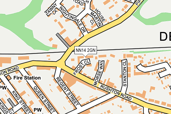 NN14 2GN map - OS OpenMap – Local (Ordnance Survey)