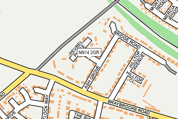 NN14 2GR map - OS OpenMap – Local (Ordnance Survey)