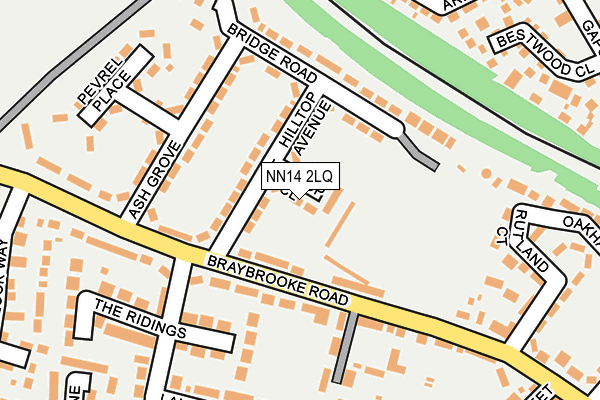 NN14 2LQ map - OS OpenMap – Local (Ordnance Survey)