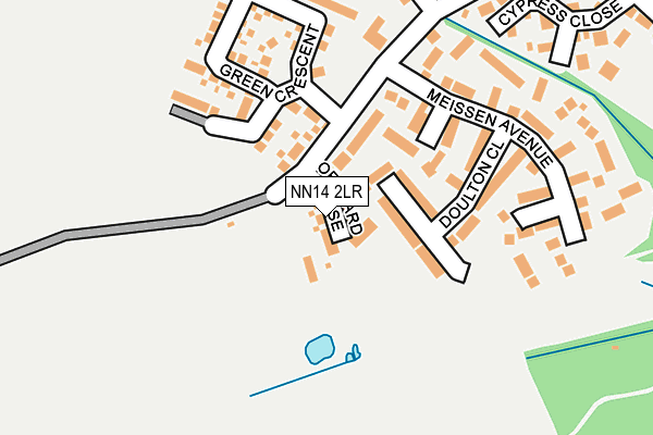 NN14 2LR map - OS OpenMap – Local (Ordnance Survey)