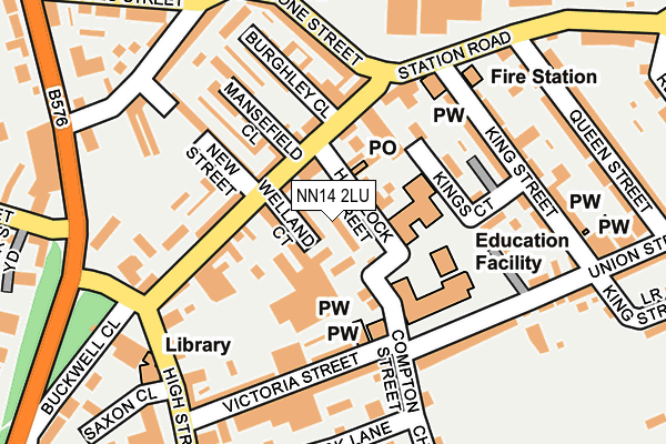 Map of E&D CLEANING LTD at local scale