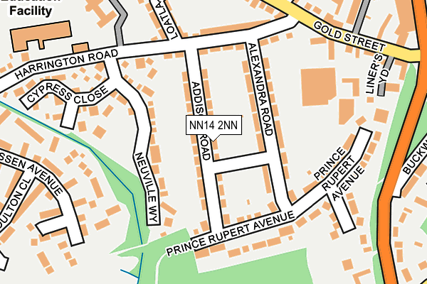 NN14 2NN map - OS OpenMap – Local (Ordnance Survey)