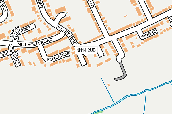 NN14 2UD map - OS OpenMap – Local (Ordnance Survey)