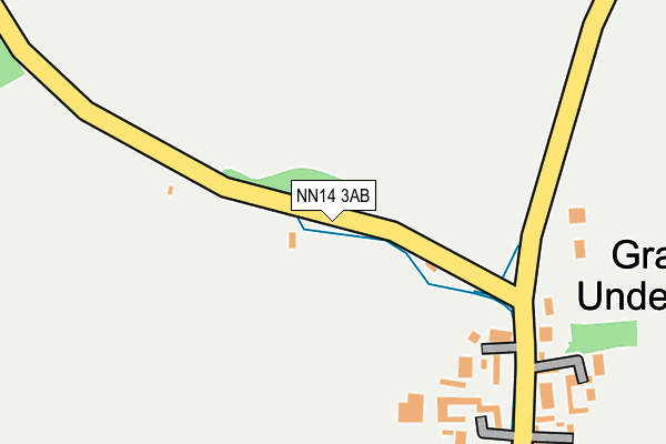 NN14 3AB map - OS OpenMap – Local (Ordnance Survey)