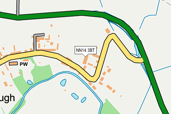 NN14 3BT map - OS OpenMap – Local (Ordnance Survey)