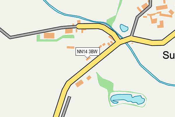 NN14 3BW map - OS OpenMap – Local (Ordnance Survey)