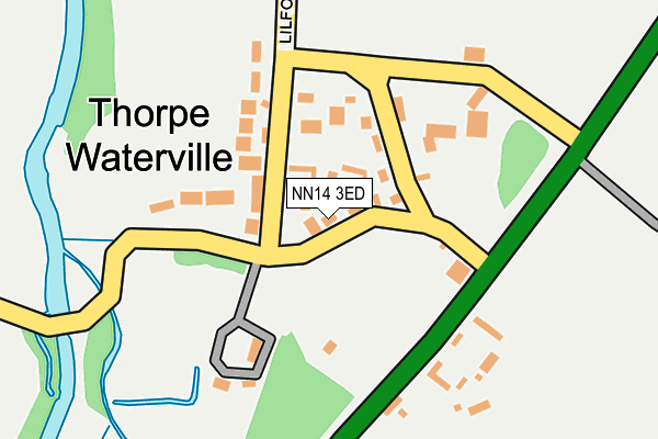 NN14 3ED map - OS OpenMap – Local (Ordnance Survey)