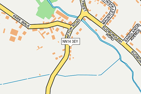 NN14 3EY map - OS OpenMap – Local (Ordnance Survey)